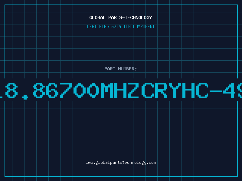 Aviation Part 18.86700MHZCRYHC-49