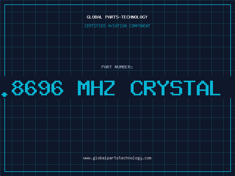 Aviation Part 18.8696 MHZ CRYSTAL OS