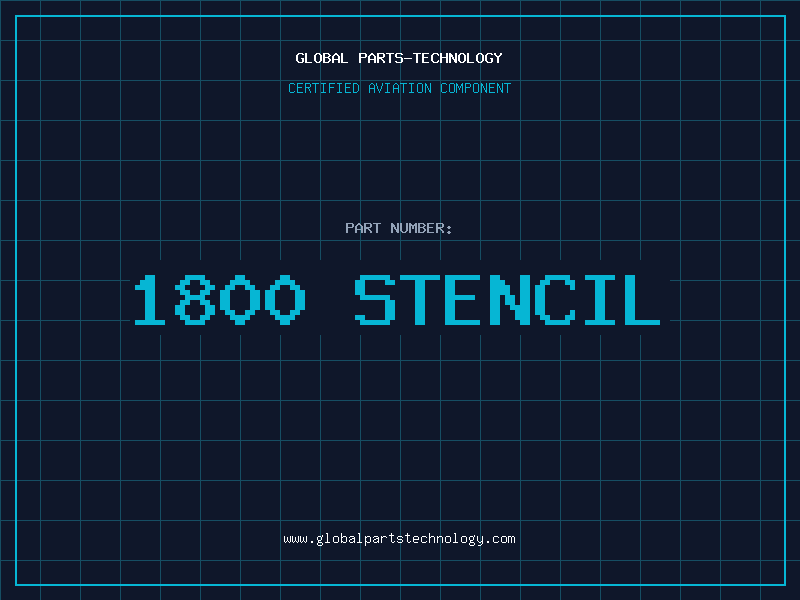Aviation Part 1800 stencil
