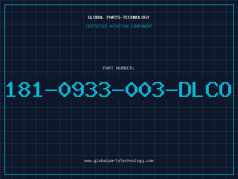 Aviation Part 181-0933-003-DLCO