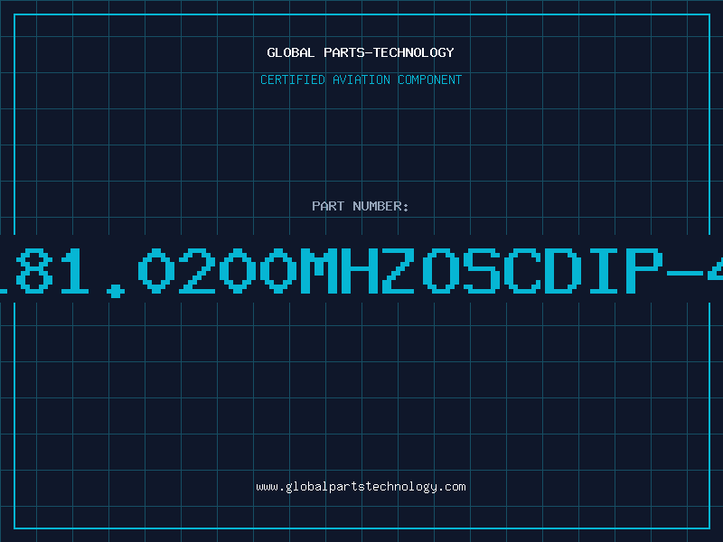 Aviation Part 181.0200MHZOSCDIP-4