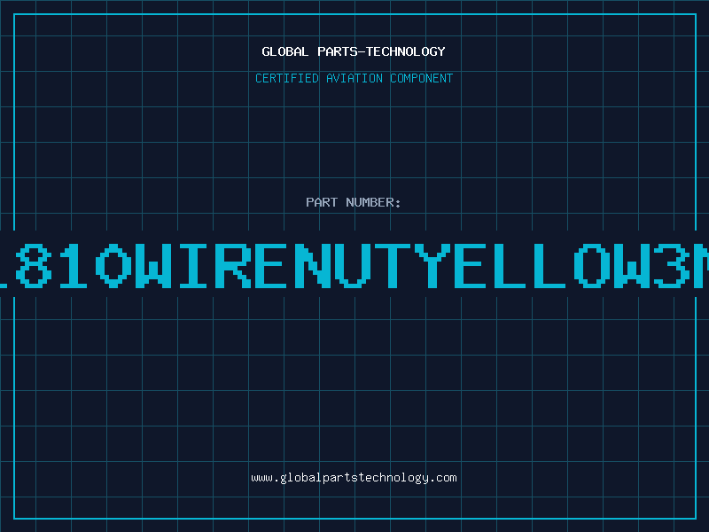Aviation Part 1810WIRENUTYELLOW3M