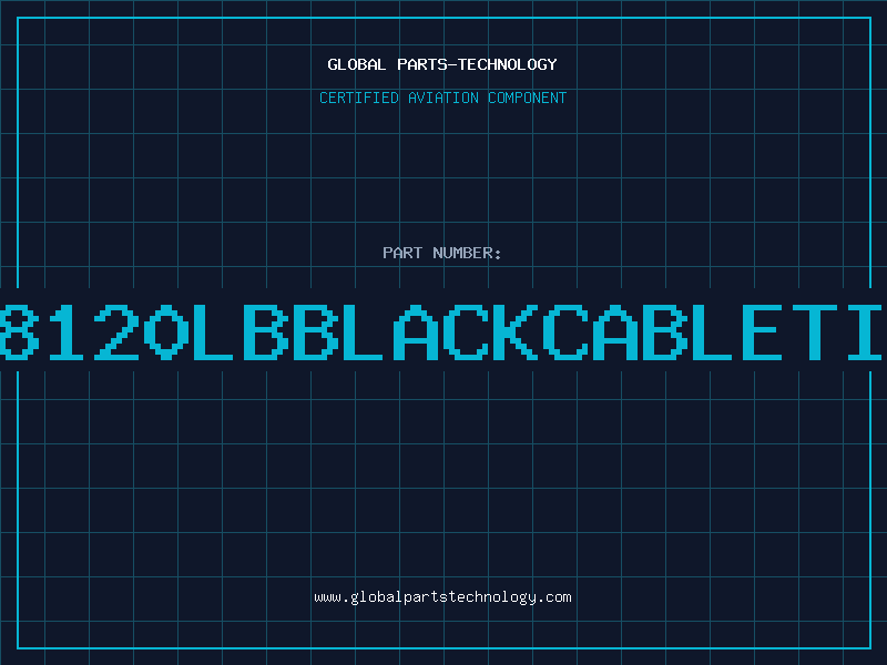 Aviation Part 18120LBBLACKCABLETIE