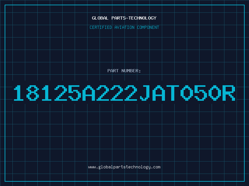 Aviation Part 18125A222JAT050R