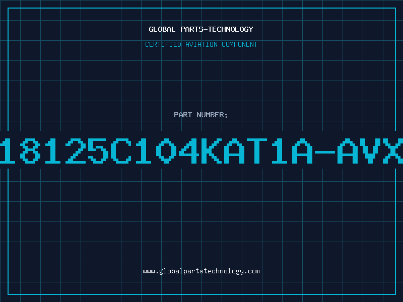 Aviation Part 18125C104KAT1A-AVX