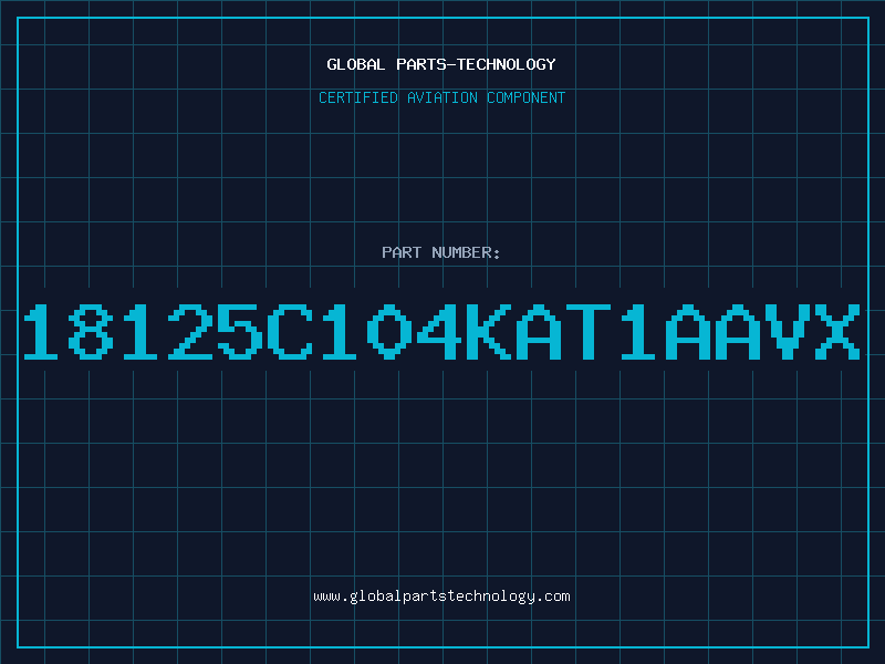 Aviation Part 18125C104KAT1AAVX