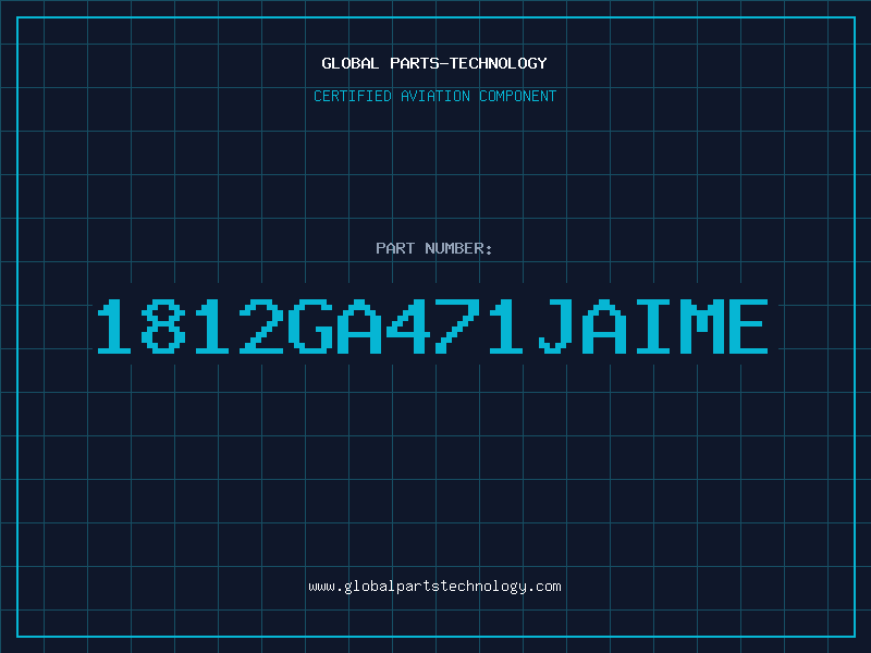 Aviation Part 1812GA471JAIME