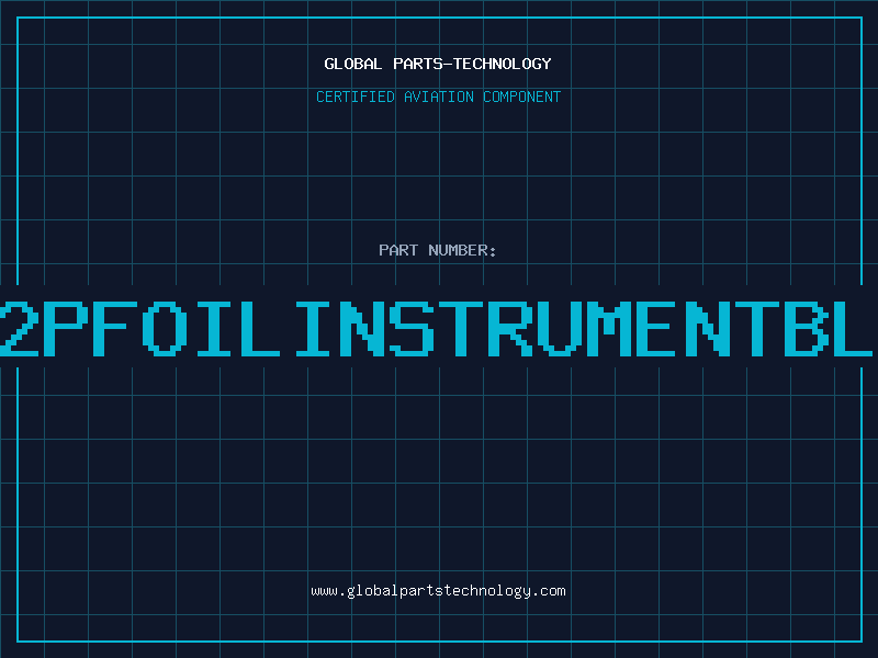 Aviation Part 1812PFOILINSTRUMENTBLACK