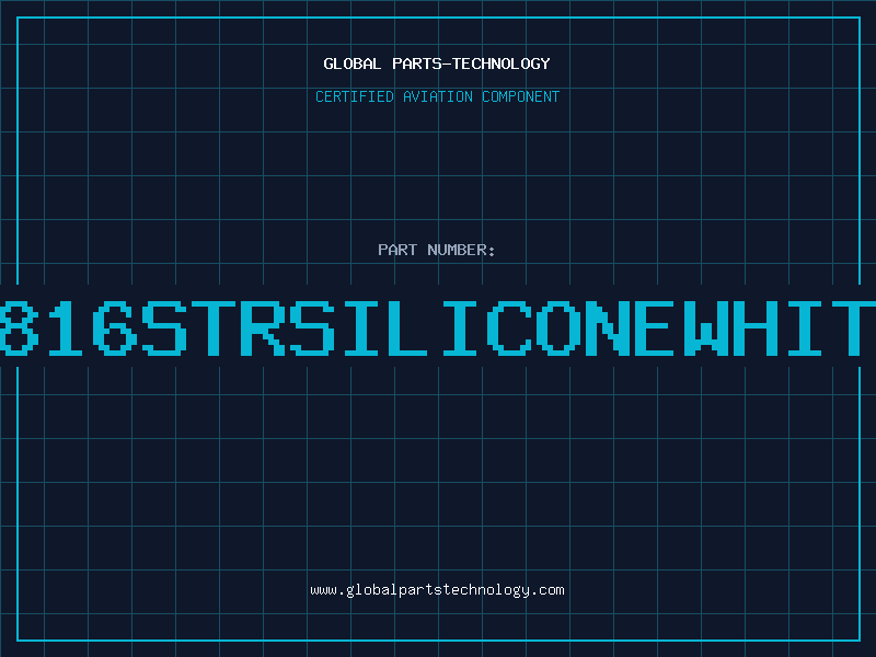 Aviation Part 1816STRSILICONEWHITE