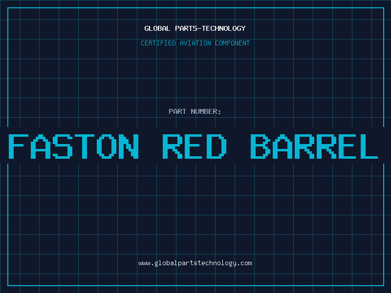 Aviation Part 187 FASTON RED BARREL INS