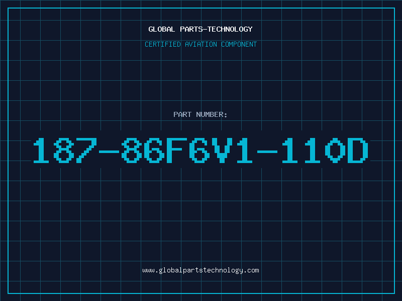 Aviation Part 187-86F6V1-110D