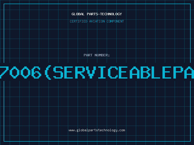 Aviation Part 187006serviceablepart