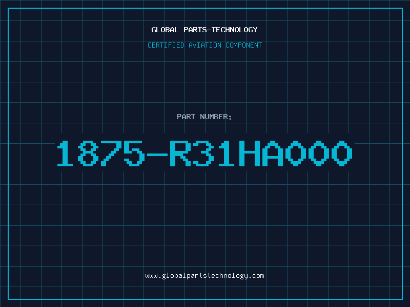 Aviation Part 1875-R31HA000