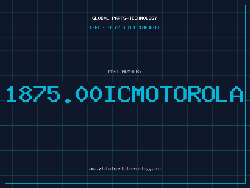 Aviation Part 1875.00ICMOTOROLA