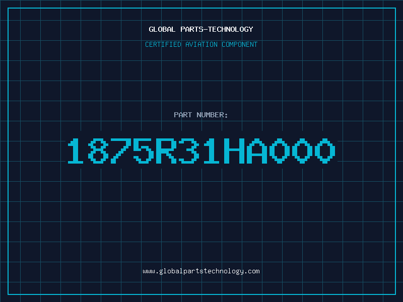 Aviation Part 1875R31HA000