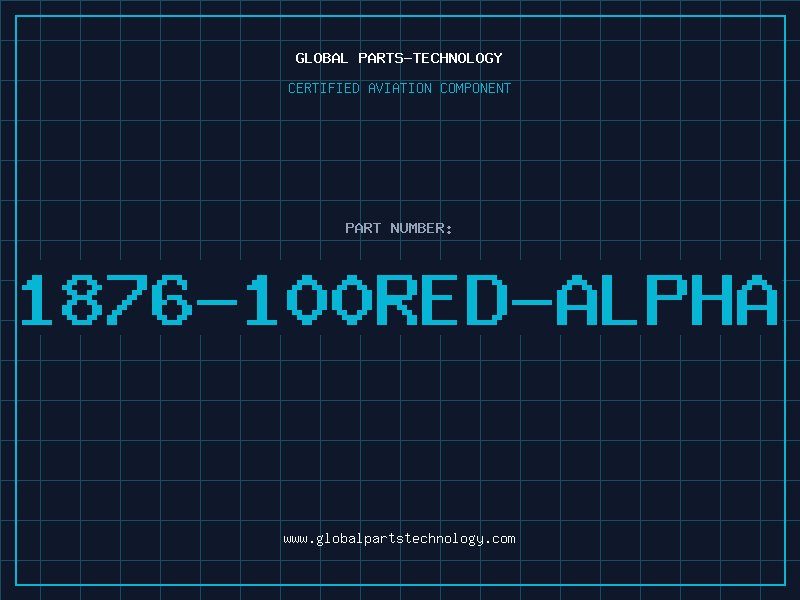 Aviation Part 1876-100RED-ALPHA