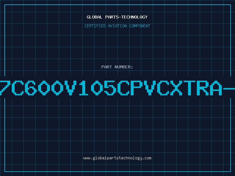 Aviation Part 187C600V105CPVCXTRA-G1