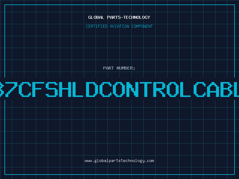 Aviation Part 187CFSHLDCONTROLCABLE