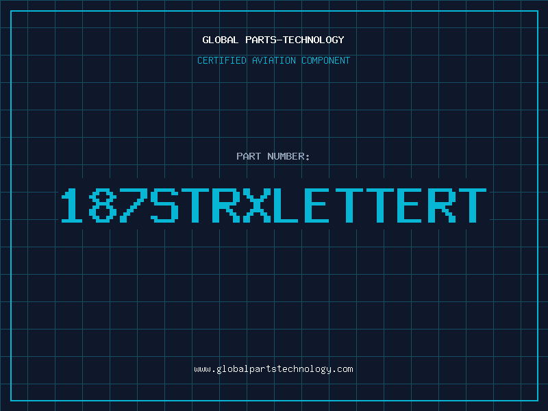 Aviation Part 187STRXLETTERT