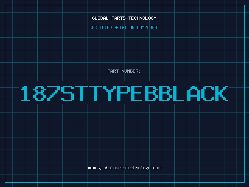 Aviation Part 187STTYPEBBLACK