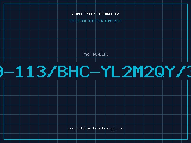 Aviation Part 19-113/BHC-YL2M2QY/3T