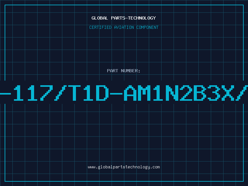 Aviation Part 19-117/T1D-AM1N2B3X/3T