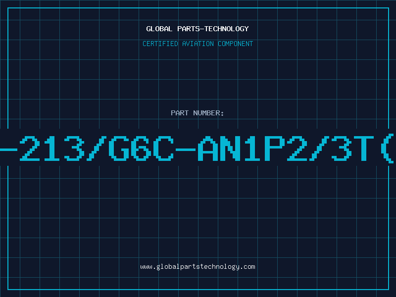 Aviation Part 19-213/G6C-AN1P2/3T(WW
