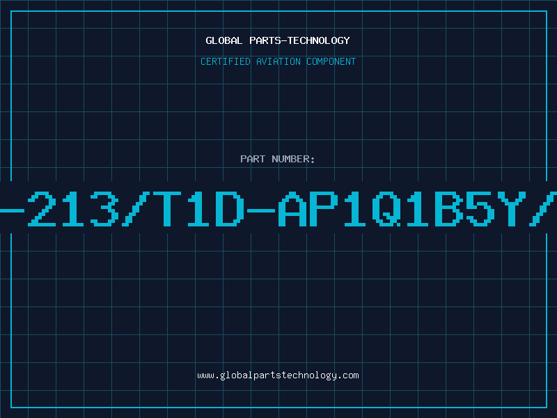 Aviation Part 19-213/T1D-AP1Q1B5Y/3T