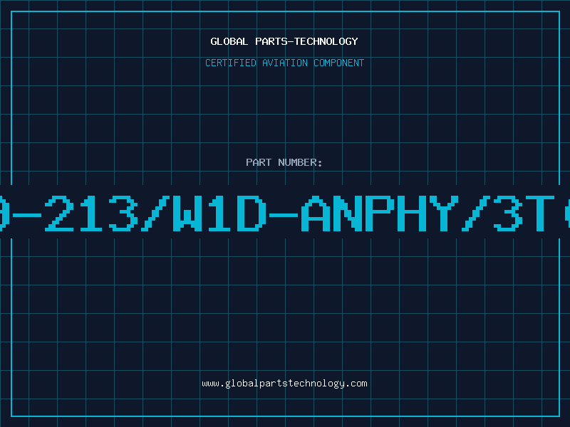 Aviation Part 19-213/W1D-ANPHY/3T(P