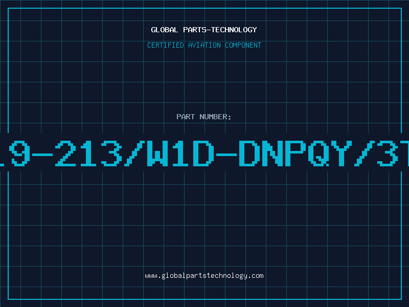 Aviation Part 19-213/W1D-DNPQY/3T