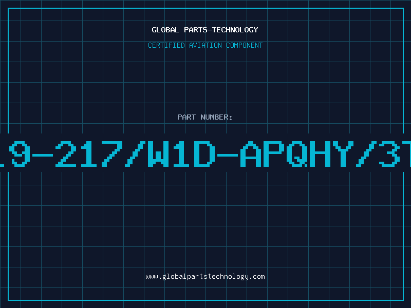 Aviation Part 19-217/W1D-APQHY/3T