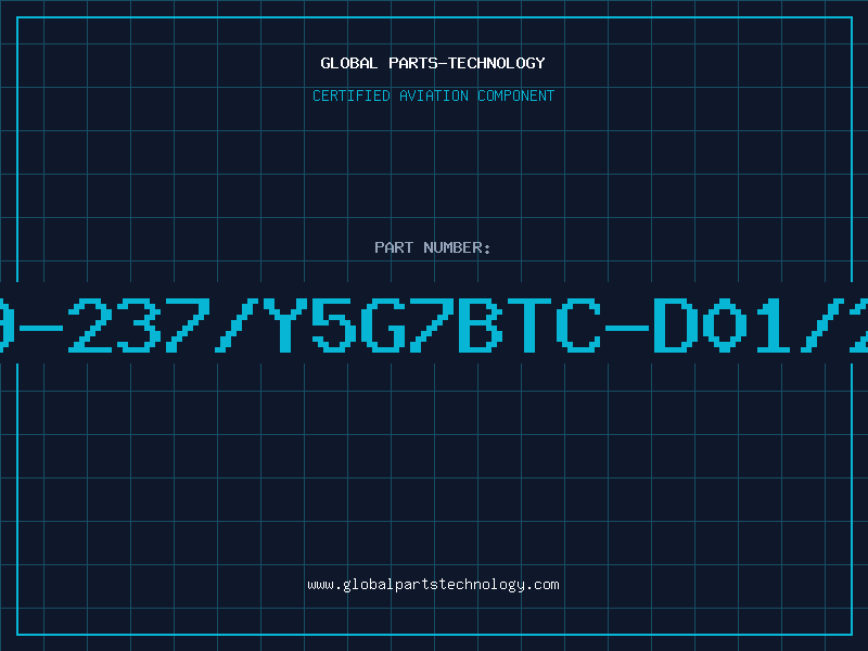Aviation Part 19-237/Y5G7BTC-D01/2T