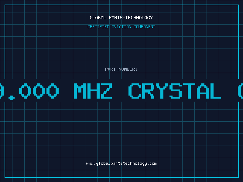 Aviation Part 19.000 MHZ CRYSTAL OS