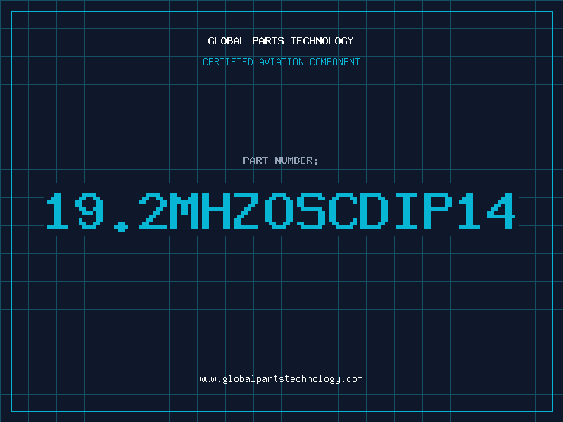 Aviation Part 19.2MHZOSCDIP14