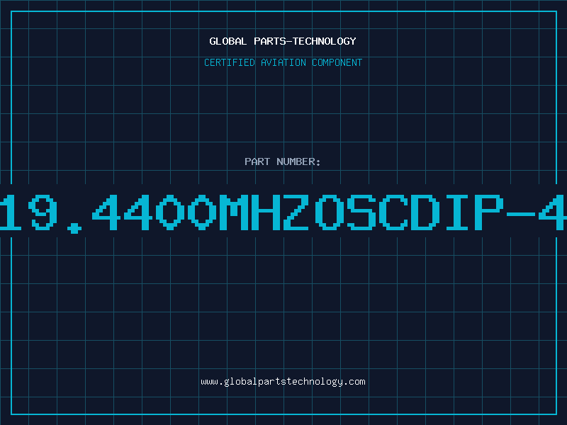 Aviation Part 19.4400MHZOSCDIP-4