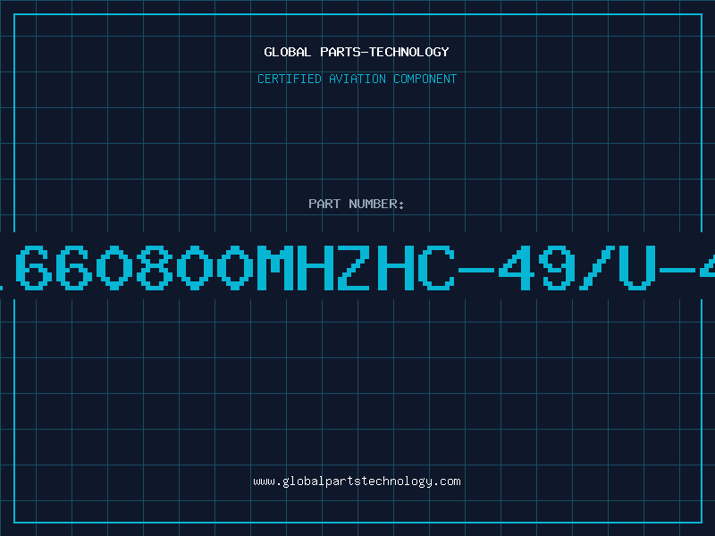 Aviation Part 19.660800MHZHC-49/U-4MM