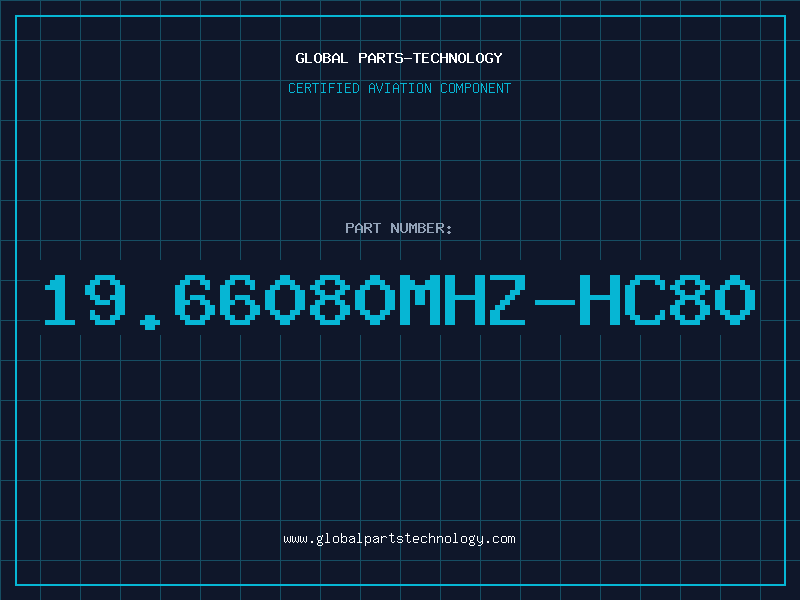 Aviation Part 19.66080MHZ-HC80