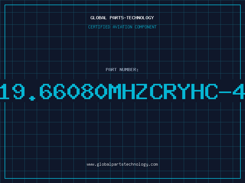 Aviation Part 19.66080MHZCRYHC-4