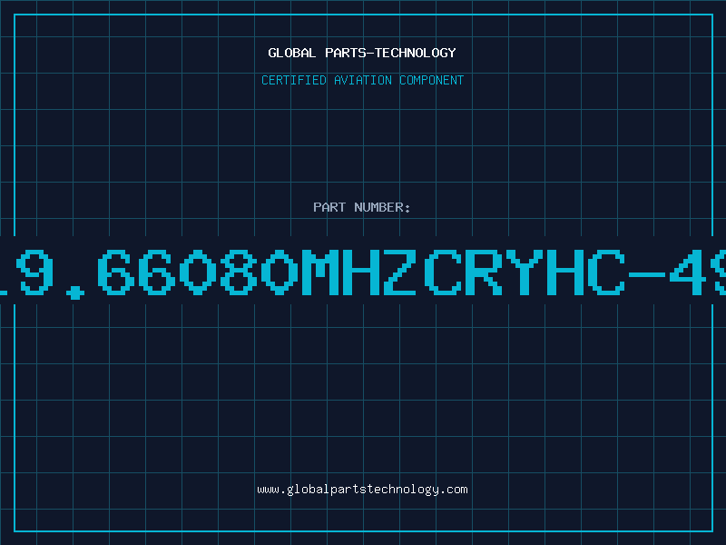 Aviation Part 19.66080MHZCRYHC-49