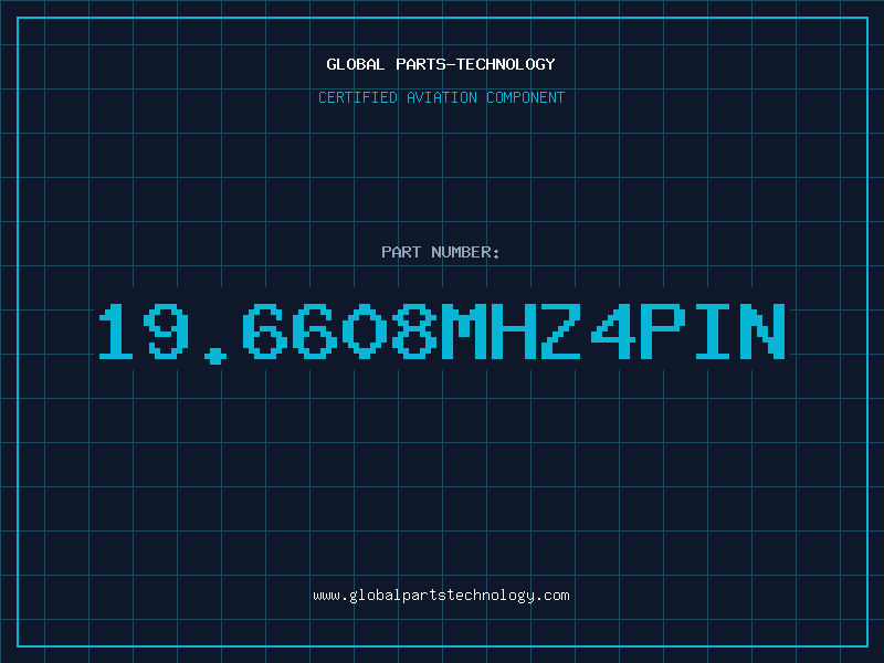 Aviation Part 19.6608MHZ4PIN