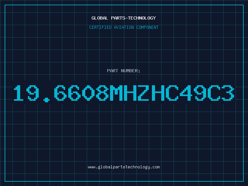 Aviation Part 19.6608MHZHC49C3