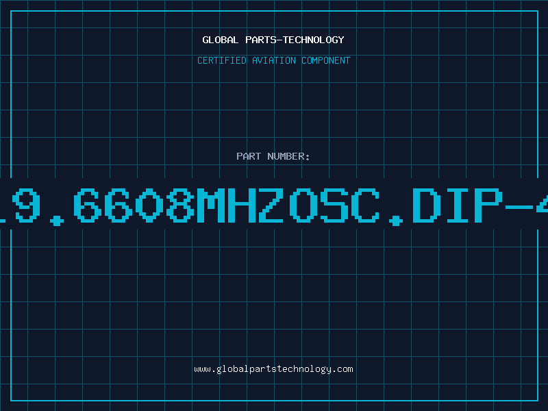 Aviation Part 19.6608MHZOSC.DIP-4