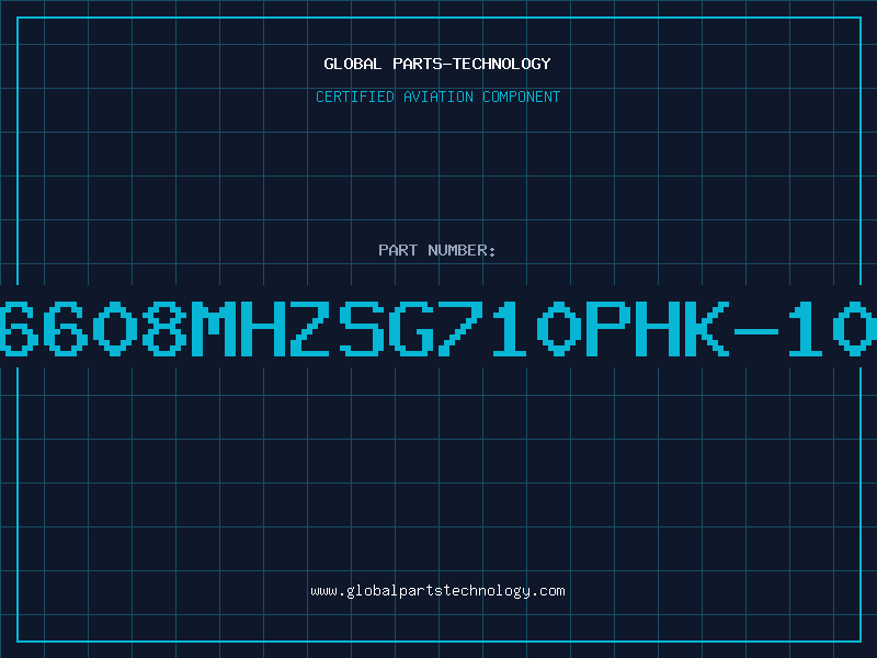 Aviation Part 19.6608MHzSG710PHK-10+70