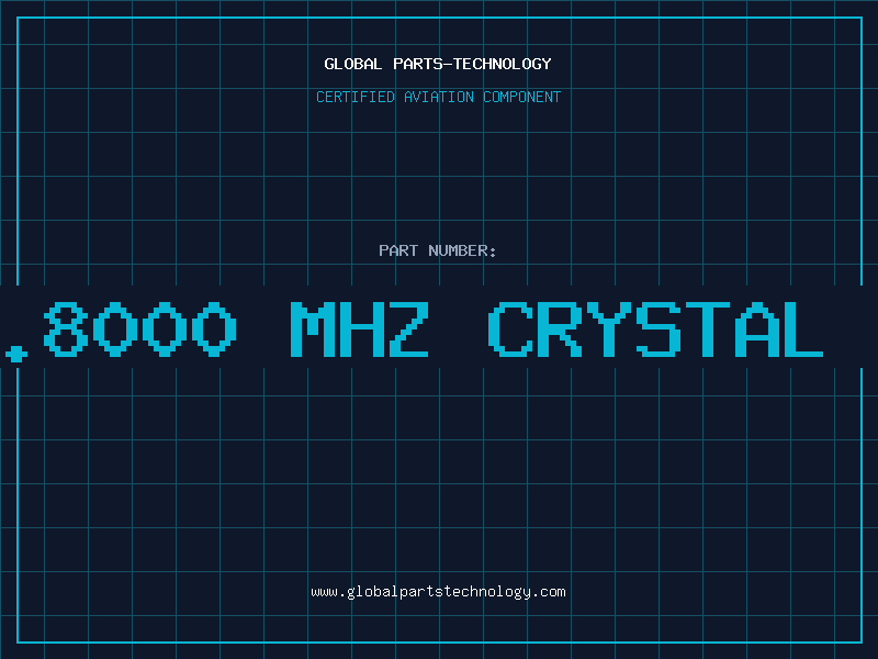 Aviation Part 19.8000 MHZ CRYSTAL OS