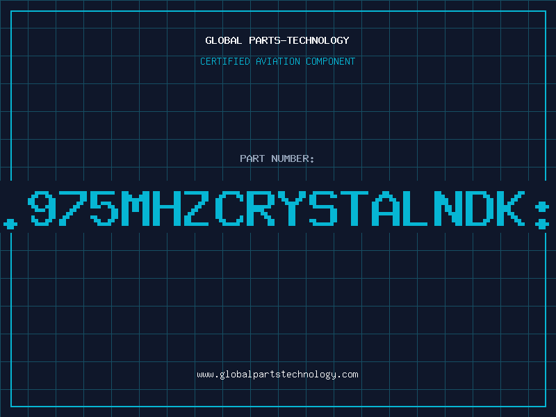 Aviation Part 19.975MHZCRYSTALNDK:74