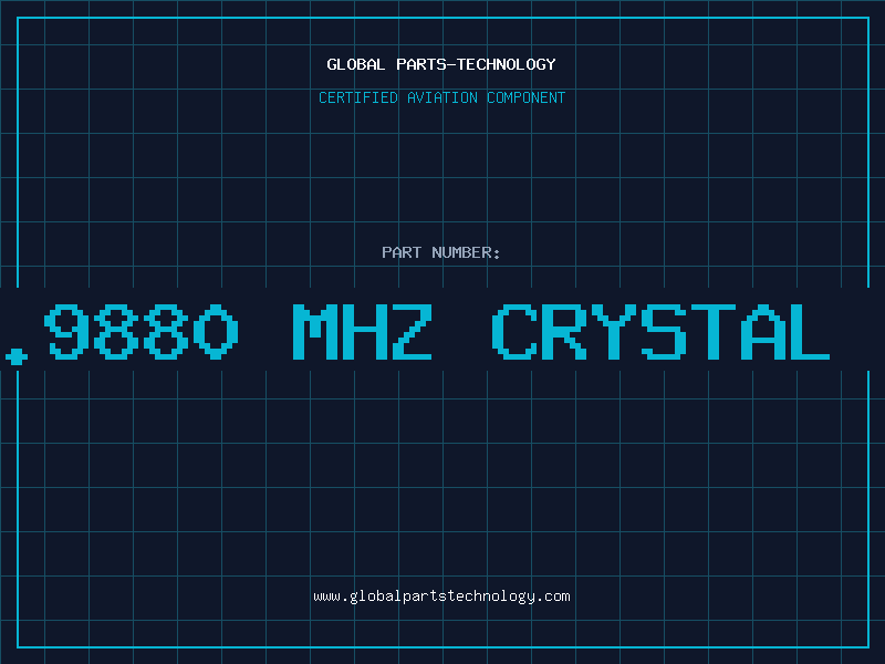 Aviation Part 19.9880 MHZ CRYSTAL OS
