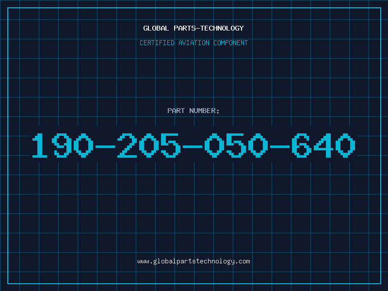 Aviation Part 190-205-050-640