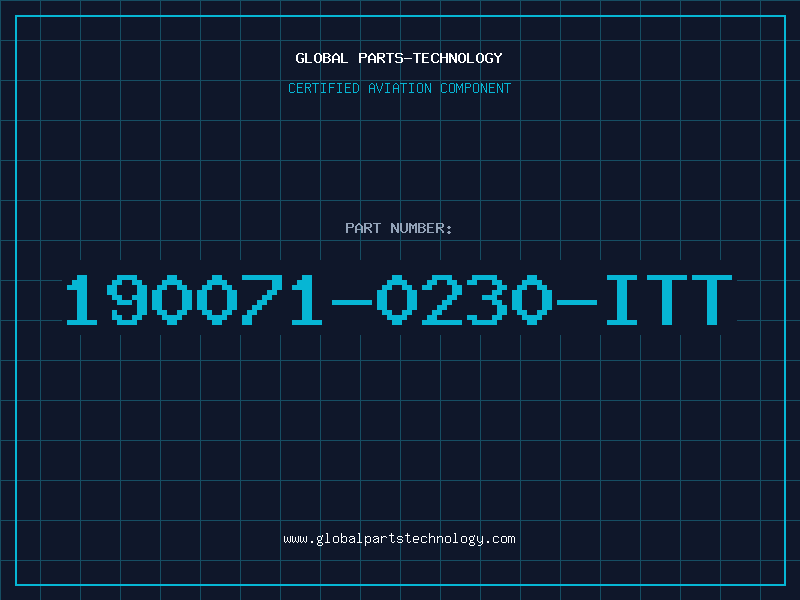 Aviation Part 190071-0230-ITT