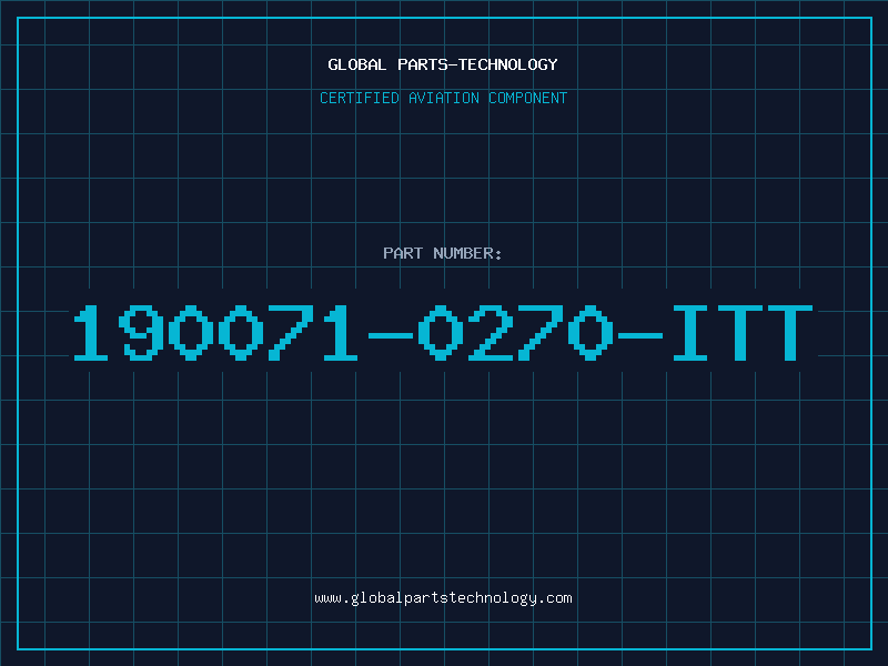 Aviation Part 190071-0270-ITT