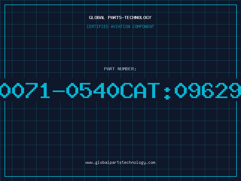Aviation Part 190071-0540Cat:096291B